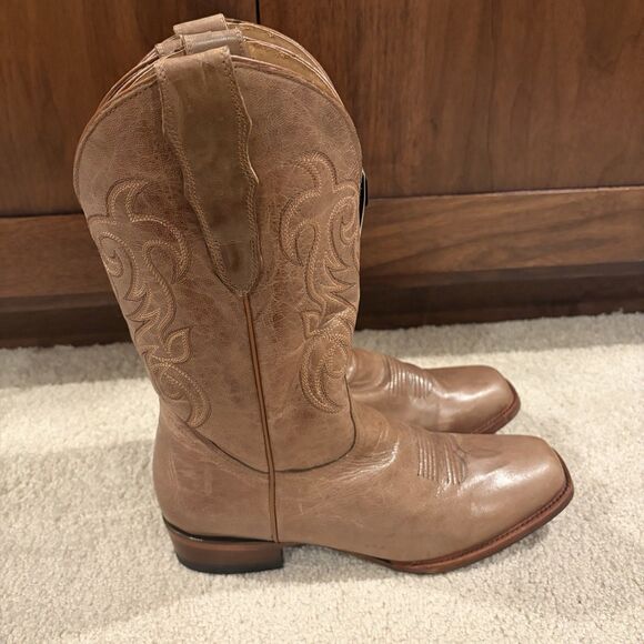 New (scuffs) Shyanne Darby Western Boot Brown Women's Size 8.5M Wide Calf Cowboy - Picture 4 of 15